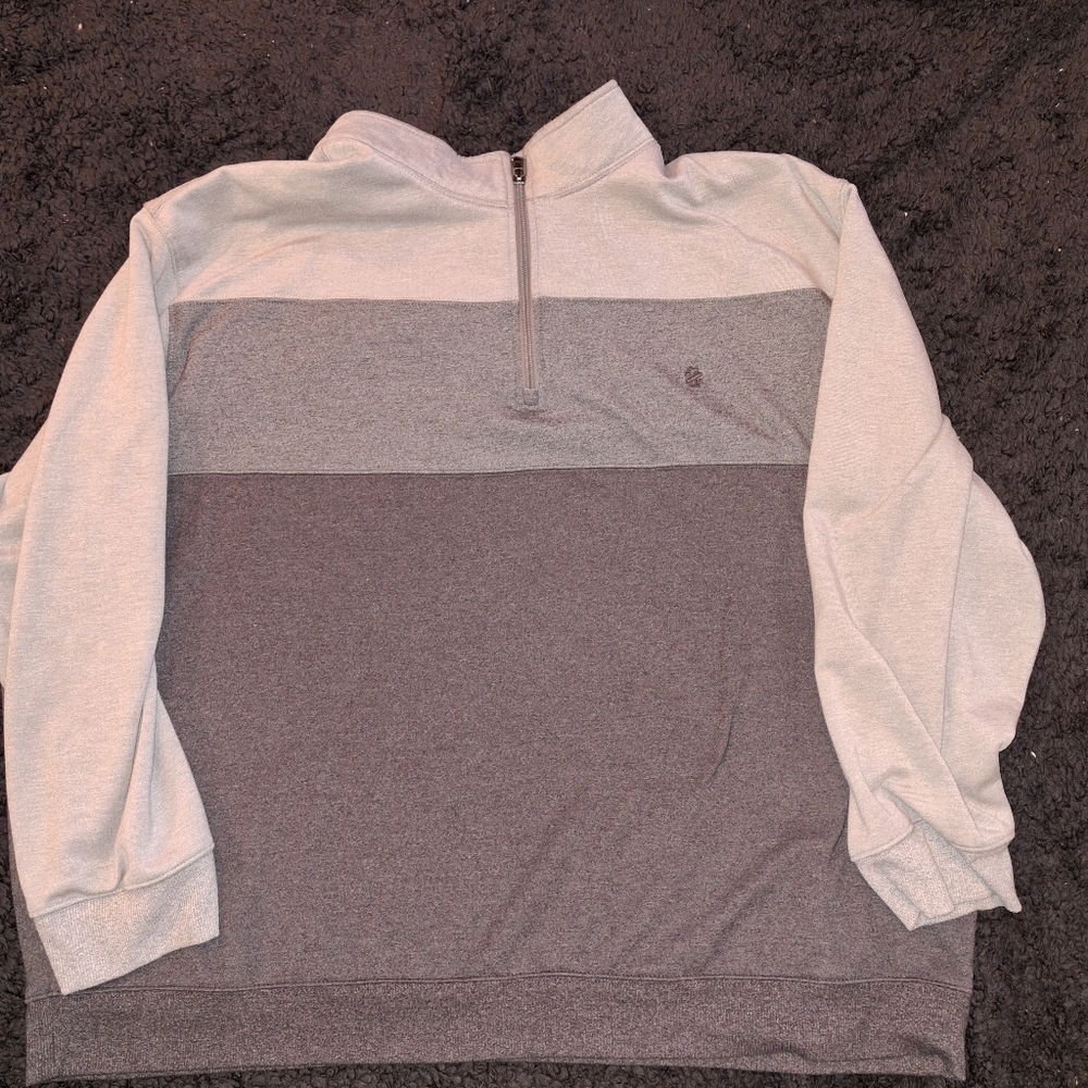 Izod Big and Tall Men's 1/4 Zip-up pullover 4X Golf jacket windbreaker Size 4XL
